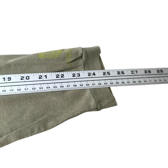 Vintage Quiksilver Edition T-Shirt Men’s Large Green Cotton Long Sleeve Surfer - Picture 9 of 10